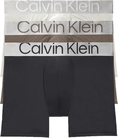 men's 3-pk steel waistband boxer briefs|Calvin Klein MenÕs Reconsidered Steel Micro 3.